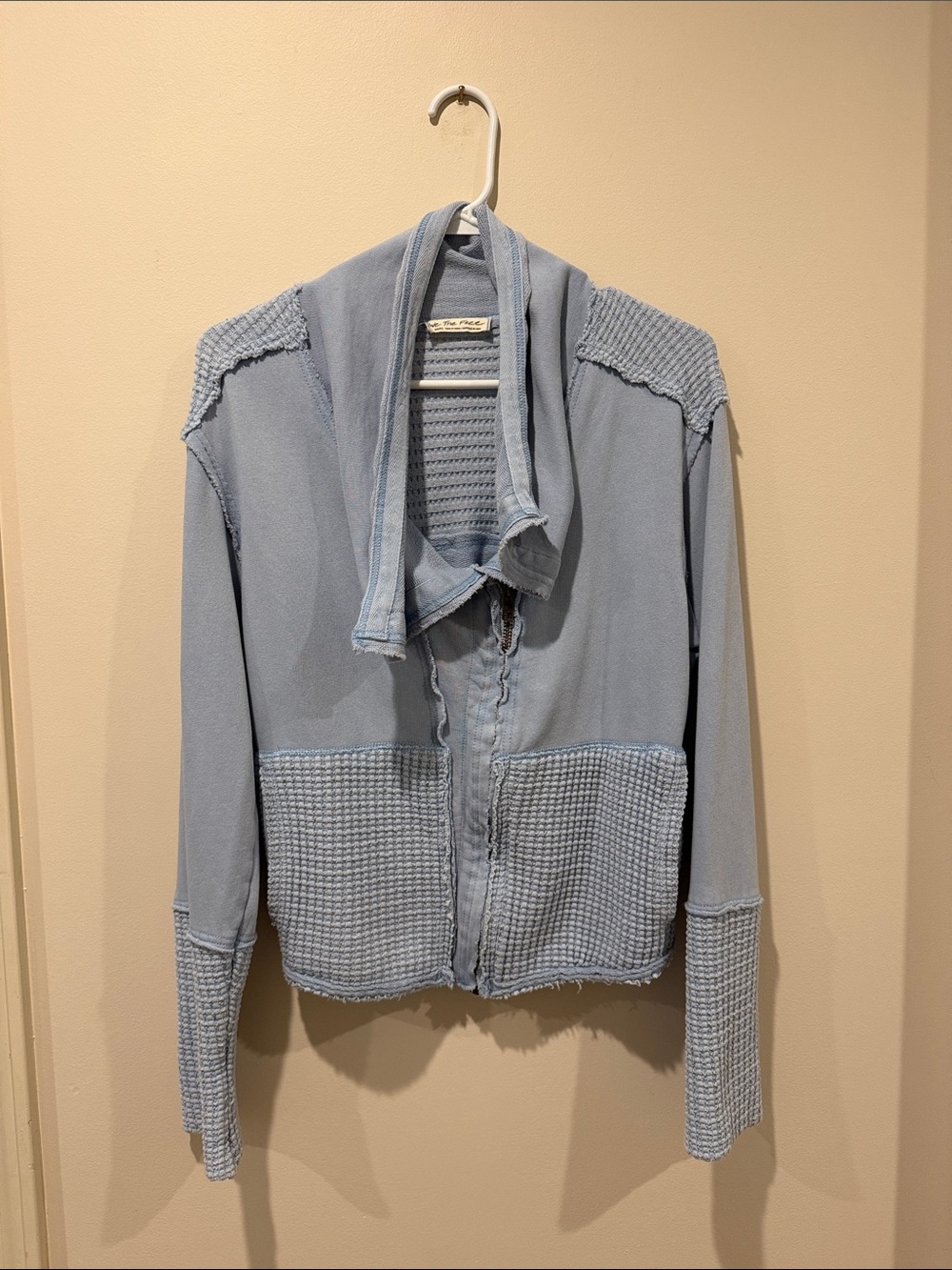 We The Free Free People Light Blue Women's Knit Jacket